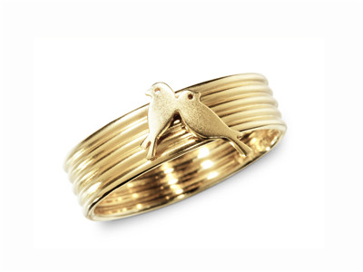 MyCollection - Lovebirds ring in yellow gold (A2O196497)