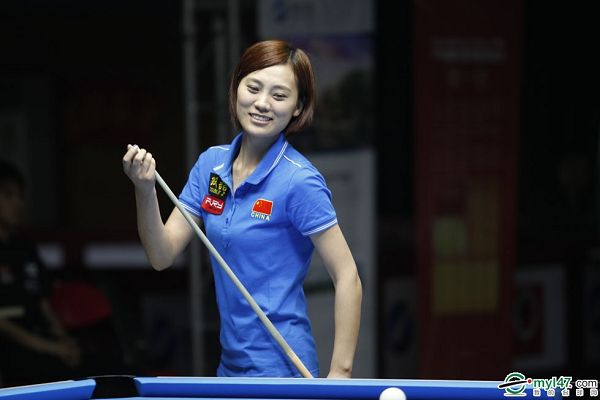 图文中国二队进世团赛决赛刘莎莎在比赛中