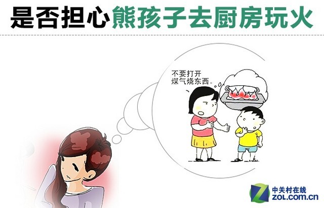厨房安全卫士 集多重告警保护爱家安全 