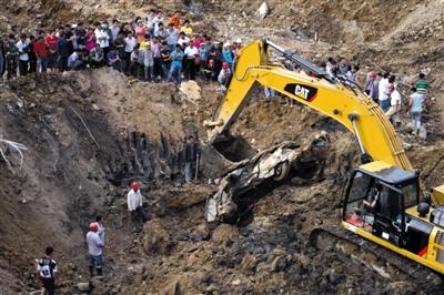 贵州黔南州山体再滑坡 目前已有20人遇难