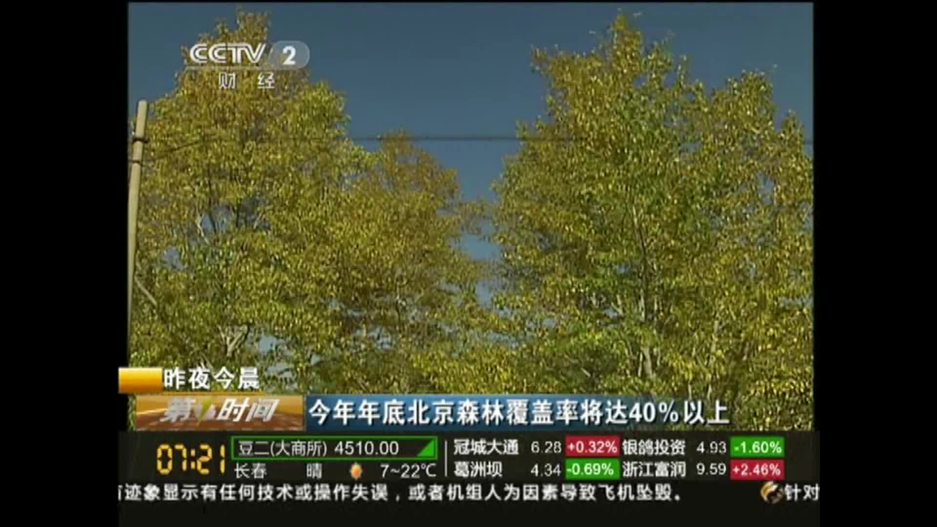 今年年底北京森林覆盖率将达40%以上