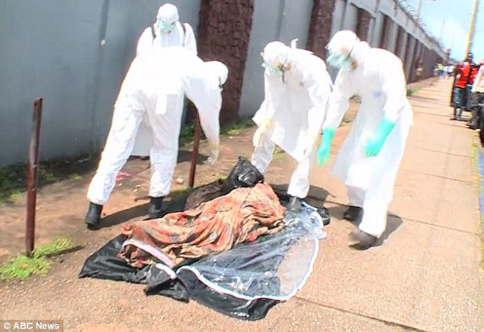 埃博拉病毒病人惨状图片