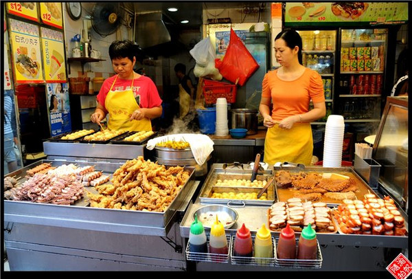 多面香港有一条热闹的通菜街
