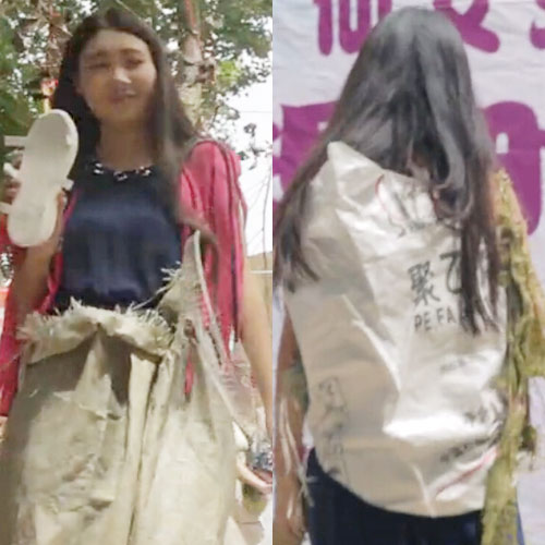 模特穿着新一季秀款服装
