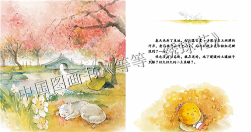 亲子阅读等等绣球花谁愿意等呢