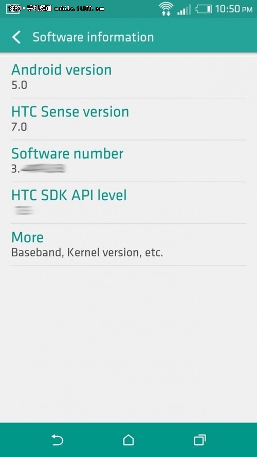 ͼʾ׿汾Ϊ5.0 HTC Sense汾Ϊ7.0