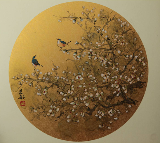 皆一堂举办参悟花开时 姚思敏现代中国画展