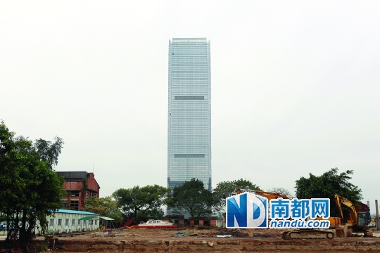 邹卫 摄 广州南中轴线收官之作"广州之窗(俗称001大厦