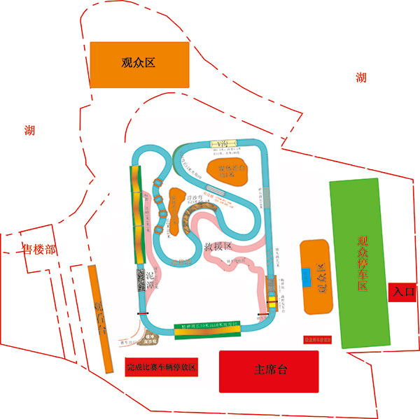 越野车赛道设计平面图图片