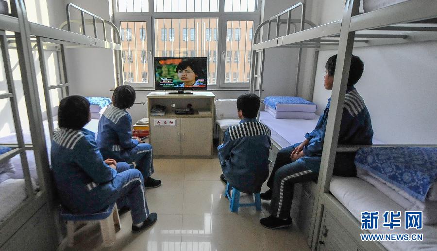 这是吉林省女子监狱院内建筑（11月26日摄）。