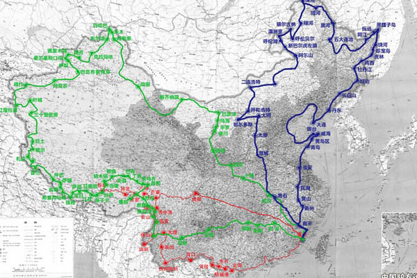 中国地图天山位置图片