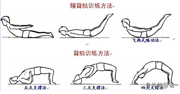 腰椎病10种锻炼方法图片