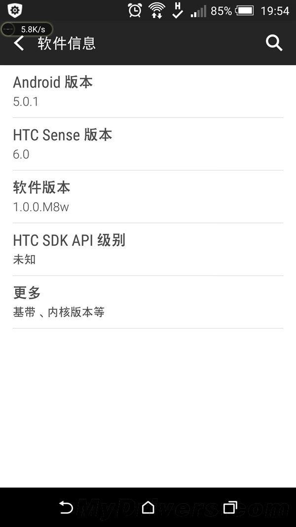 Ľ𣿹HTC M8Android 5.0
