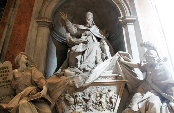 圣彼得大教堂教皇干尸图片
