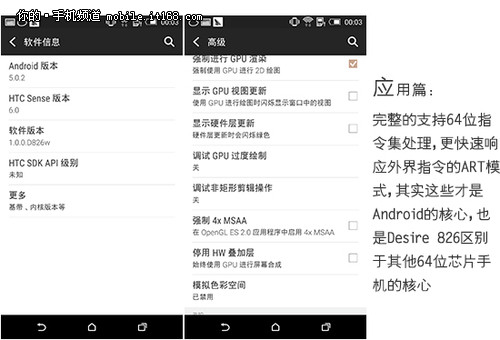 Android 5.0 Sense 6.0