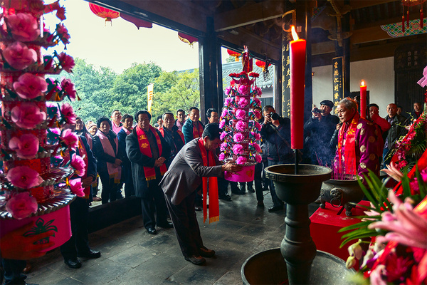 正月初八无锡泰伯庙祭祖