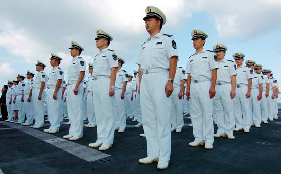 07式海军夏常服图片