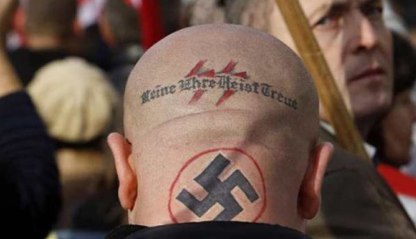 纳粹纹身标志图片