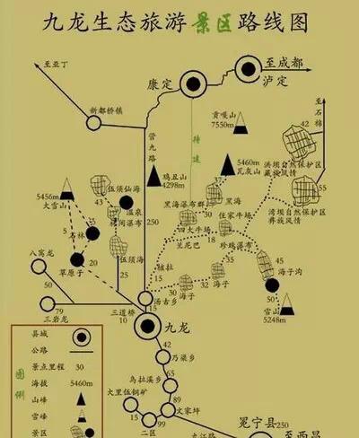 九龍縣伍須海景區距縣城25公里,土石路面,景區門票80元/人,各型車輛均