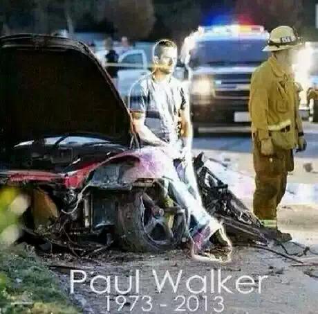 保罗沃克车祸照片图片