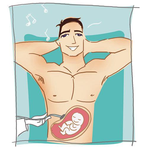 男人怀孕漫画 生子图片