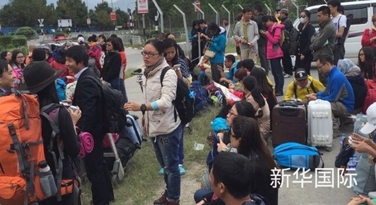 约350名中国公民仍滞留尼泊尔机场