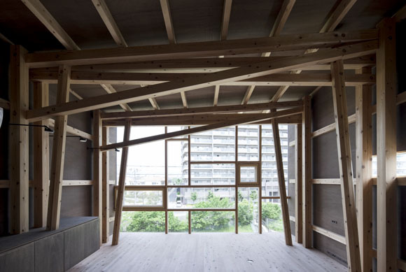 标志性日本木结构建筑爱英斯木屋美学