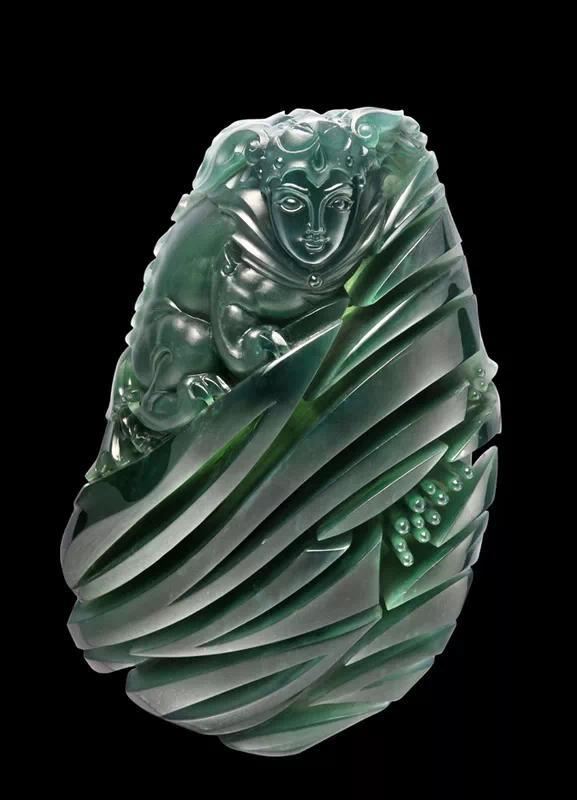 收藏鉴赏玉雕大师极品翡翠作品欣赏