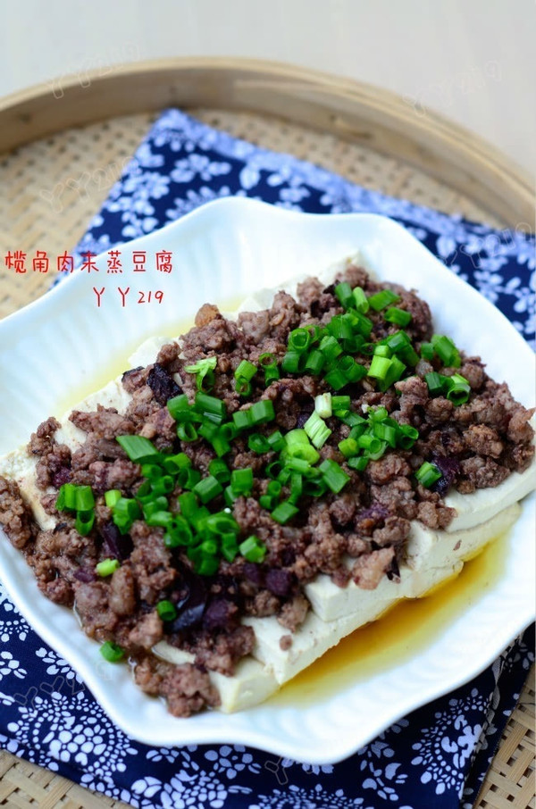 刺激味蕾就选榄角肉末蒸豆腐