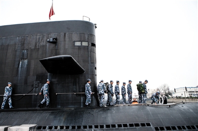 青岛五号码头潜艇支队图片
