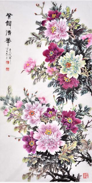 阳江牡丹画家图片