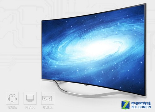 画质方面,长虹55Q2C电视使用4K超高清分辨率,并搭载4K像素优化、4K晶显引擎、4K七色靓彩等图像处理技术,能够拥有绚丽的画面效果。电视采用了178°曲面屏和广视角曲面专业屏体技术,增加了屏幕的可视角度,保证多人多角度观看的时候能够保证画面亮度、画质和色彩不失真。