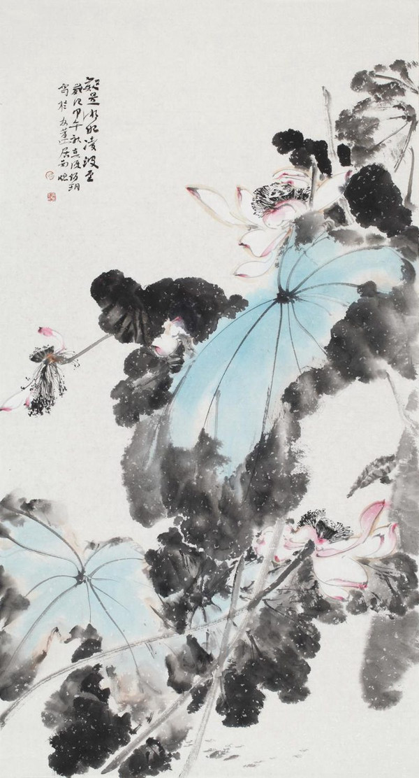 私享艺术家丨刘佰玥荷花作品欣赏