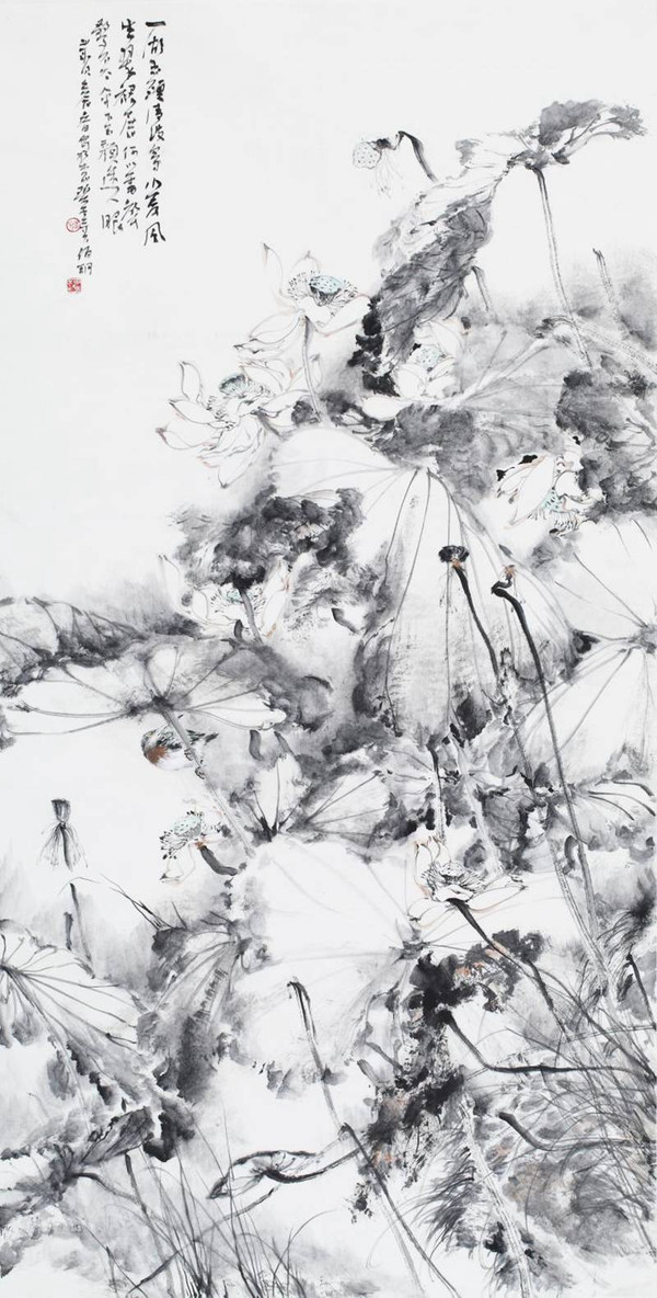 私享艺术家丨刘佰玥荷花作品欣赏