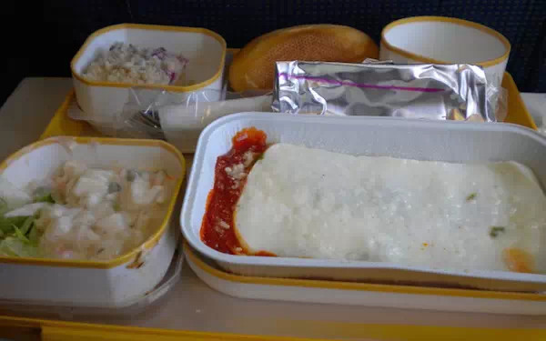 飞机餐难吃图片