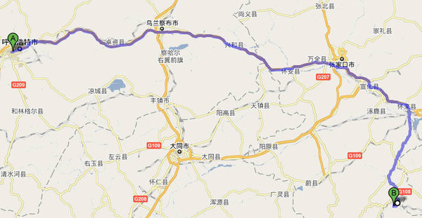 内蒙古304省道地图图片