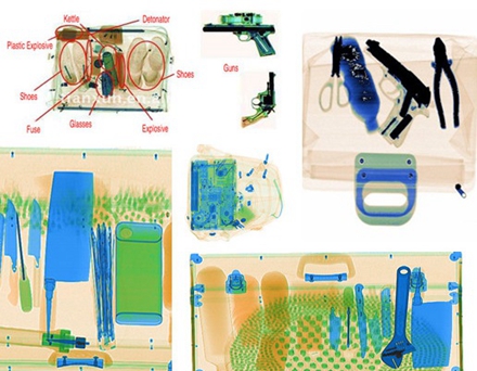 x光机违禁品图片教学图片