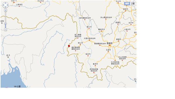 云南省边境口岸地图展示