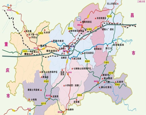 巴东神农溪(5a,利川腾龙洞(4a,清江闯滩,利川大水井建筑群,恩施