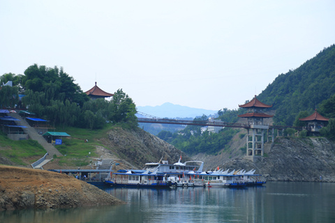 瀛湖翠屏島景區,水上運動中心.