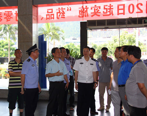 福安市政法委书记刘晓明,宁德市公安局副局长,福安市公安局局长钱昌平