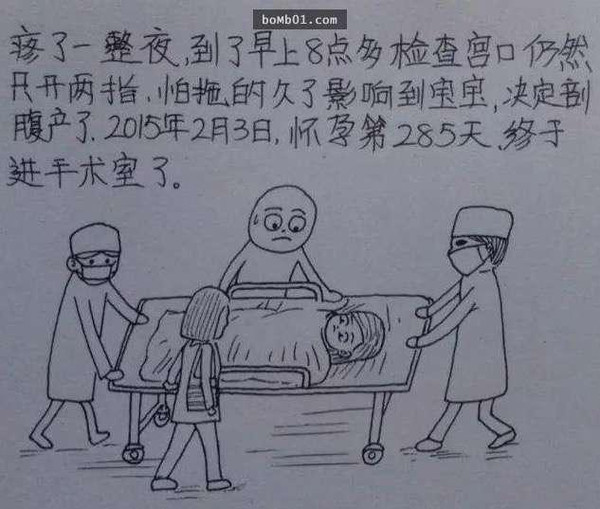 记录怀孕过程简笔画图片