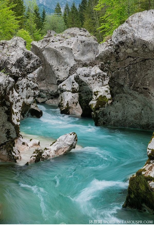 地球最美的河流斯洛文尼亚soca河