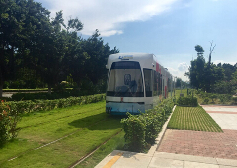 廣州的有軌電車,沿線途徑廣州塔,赤崗塔,珠江·琶醍啤酒文化創意藝術