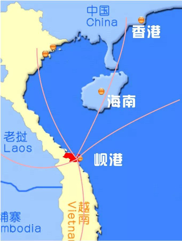 越南宜山港的地理位置图片