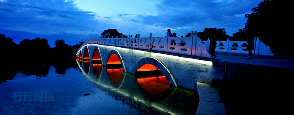 北陵公園新景觀七孔橋