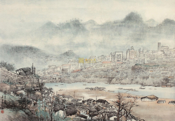 重庆是我国有名的雾都,大雾之时,城内山色尽消,江岸不分,整个山城进入