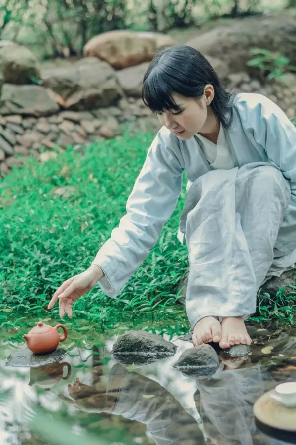 茶水美图女孩图片