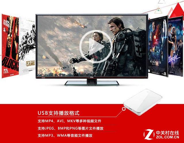 电视猛降榜 55吋4K智能机直降700元 