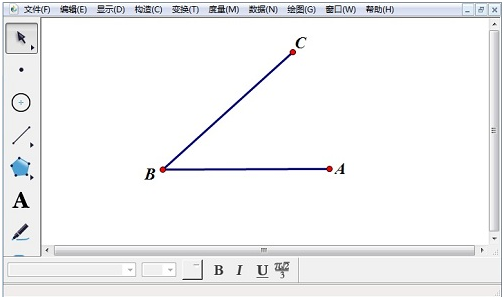 具體操作步驟如下:系統默認度量角的範圍在0°與180°之間,選定對象的